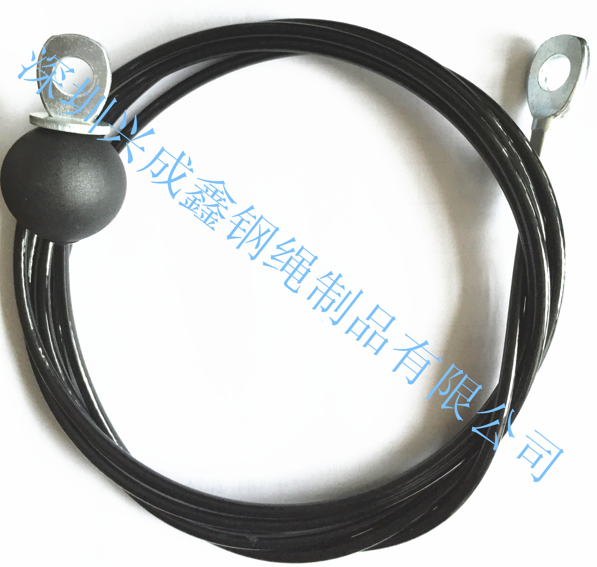 健身器材拉索 钢丝绳拉索 保险绳 钢丝安全防坠绳 钢丝绳压接O形