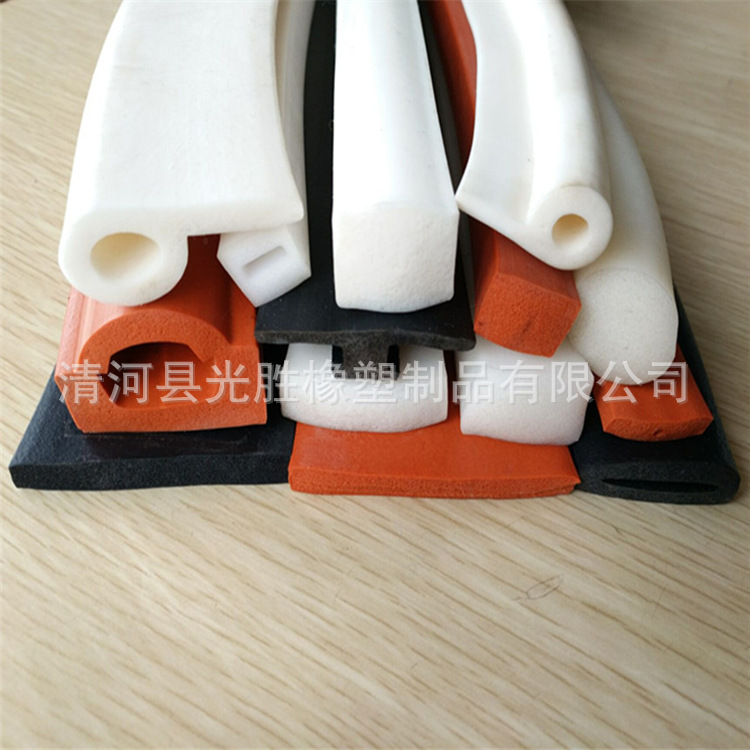 Silicone foam sealing strip Foam strip manufacturer High temperature resistant foaming silicone strip Sponge strip Silicone sealing strip 2