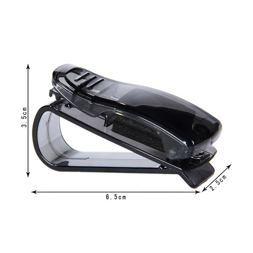 Car Mount Sunglasses Clip for Car, Sunshade Bracket Business Card Holder Card Organizer Creative In-Car Accessories
