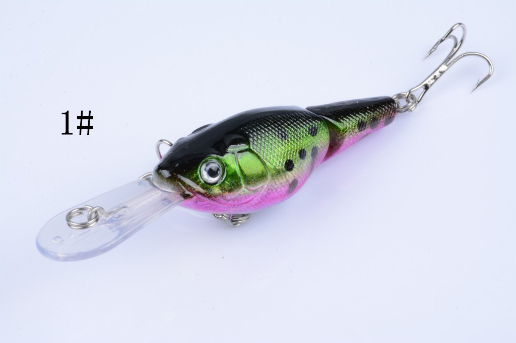 Miniature Glide Bait Hard Plastic Minnow Lure For Walleye Pike Saltwater FreshWater Fishing