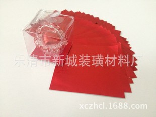 Поставка 1,2 шелковая красная алюминиевая фольга для жестяной фольга шоколадная упаковка бумага пищевая оловянная бумага Красная яичная упаковка