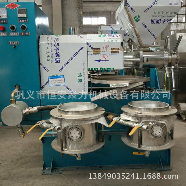 现货热销全自动螺旋榨油机 液压榨油机 油坊加工好帮手
