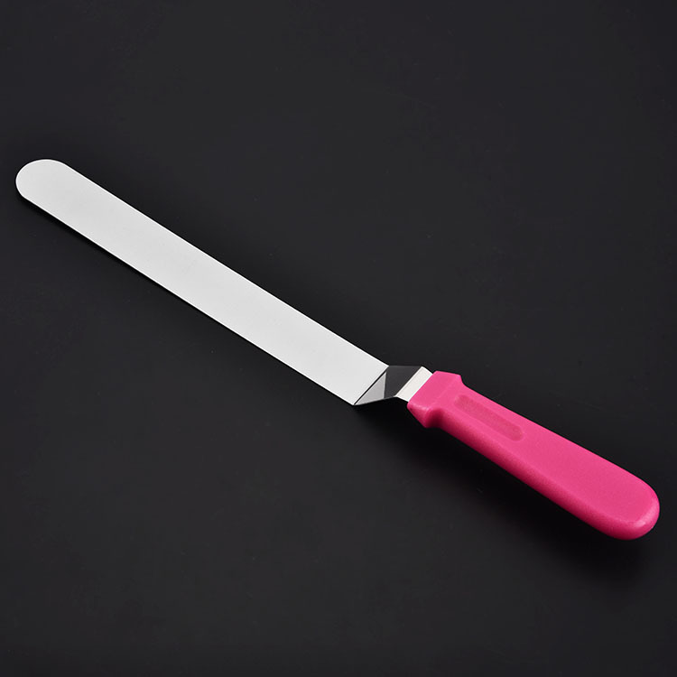 10寸不銹鋼奶油直抹刀曲抹刀 烘焙用具DIY烘焙工具蛋糕奶油刮刀