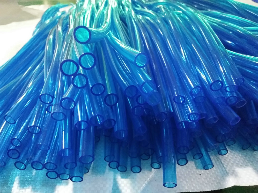 工厂供应PVC管 荧光蓝色透明胶管 可按客户要求PVC蓝色半透明软管-阿里巴巴