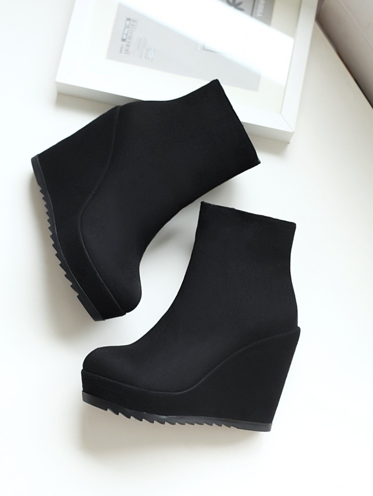 Bottes femme en PU artificiel - Ref 3355550 Image 16