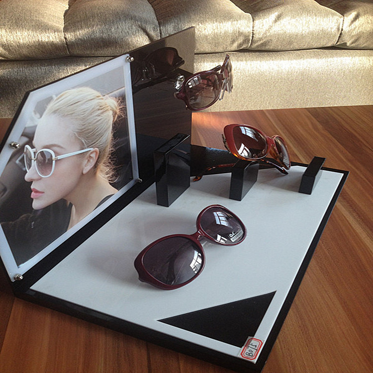 新款亚克力眼镜展示架 潮流展示道具橱窗陈列眼镜道具