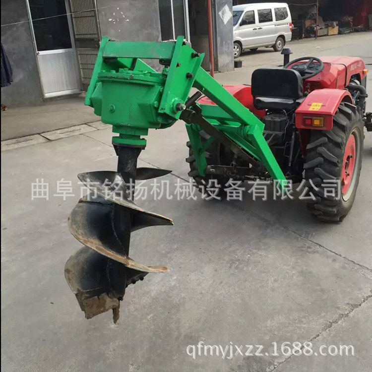 风冷单缸二冲程汽油机挖坑机高效小型电线杆植树挖坑机图片