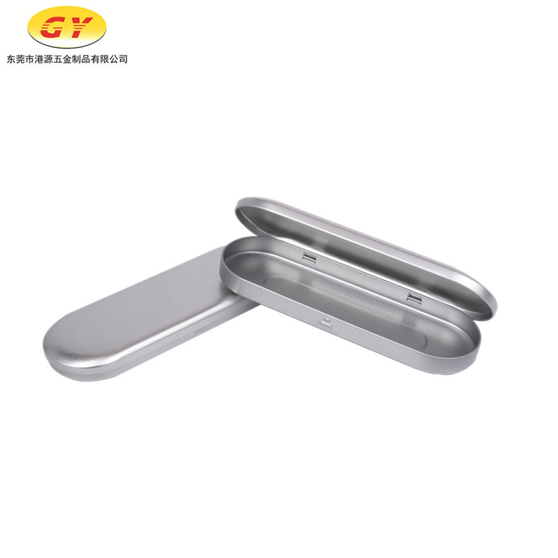 现货钢笔铁盒包装 马口铁文具盒粉刺针美容针铁盒回形针收纳盒|ru