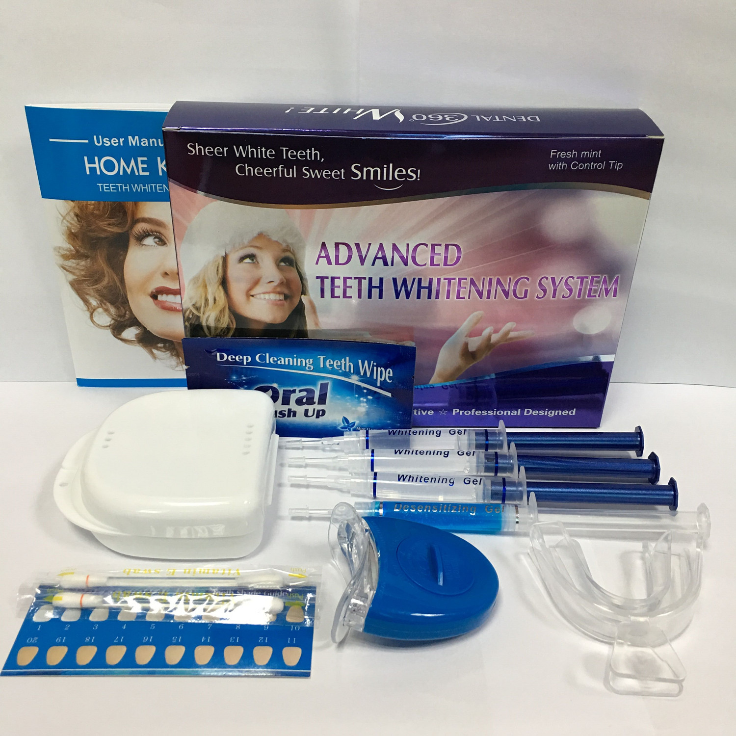 White Teeth Whitening Gel Home Kit 30 Carbamide Peroxide Tooth