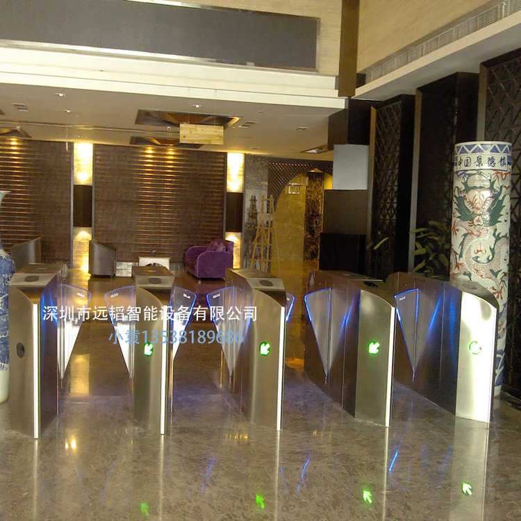 食堂出入口消费翼闸机,饭堂人行通道闸,学院食堂刷卡出入桥式翼闸