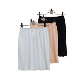 半身裙女打底衬裙防走光短裙夏季内衬裙包臀纯色莫代尔韩版休闲