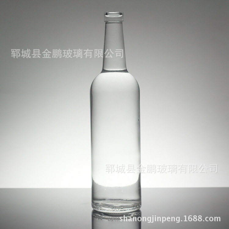 生产500毫升空酒瓶 白酒玻璃瓶配套盖子