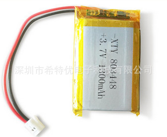 聚合物锂离子电池 803448 1300mAh 厂家定制 音响锂电池