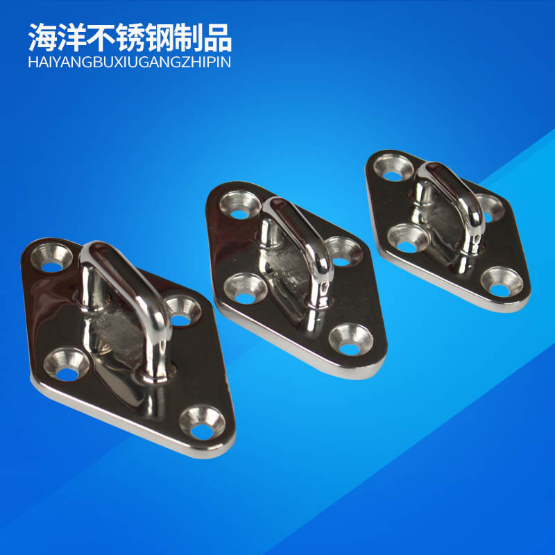 菱形船板座  不锈钢 船用五金配件耐腐蚀厂家直供  菱形船板座