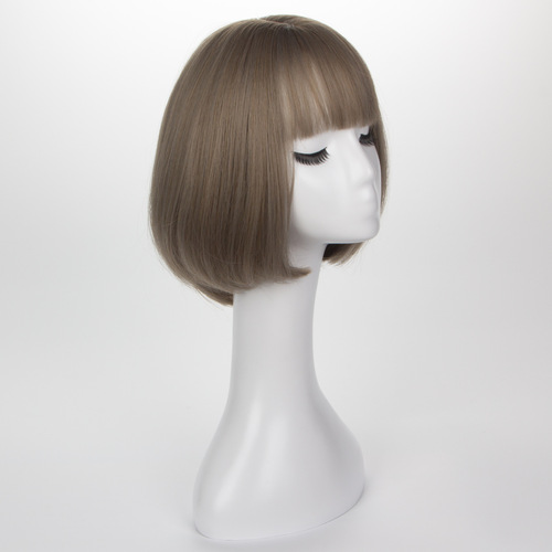 Bob Hair Wigs Perruques Bob Hair Pelucas De Cabello Bob Wig female short pear flower head Synthetic Wigs hair