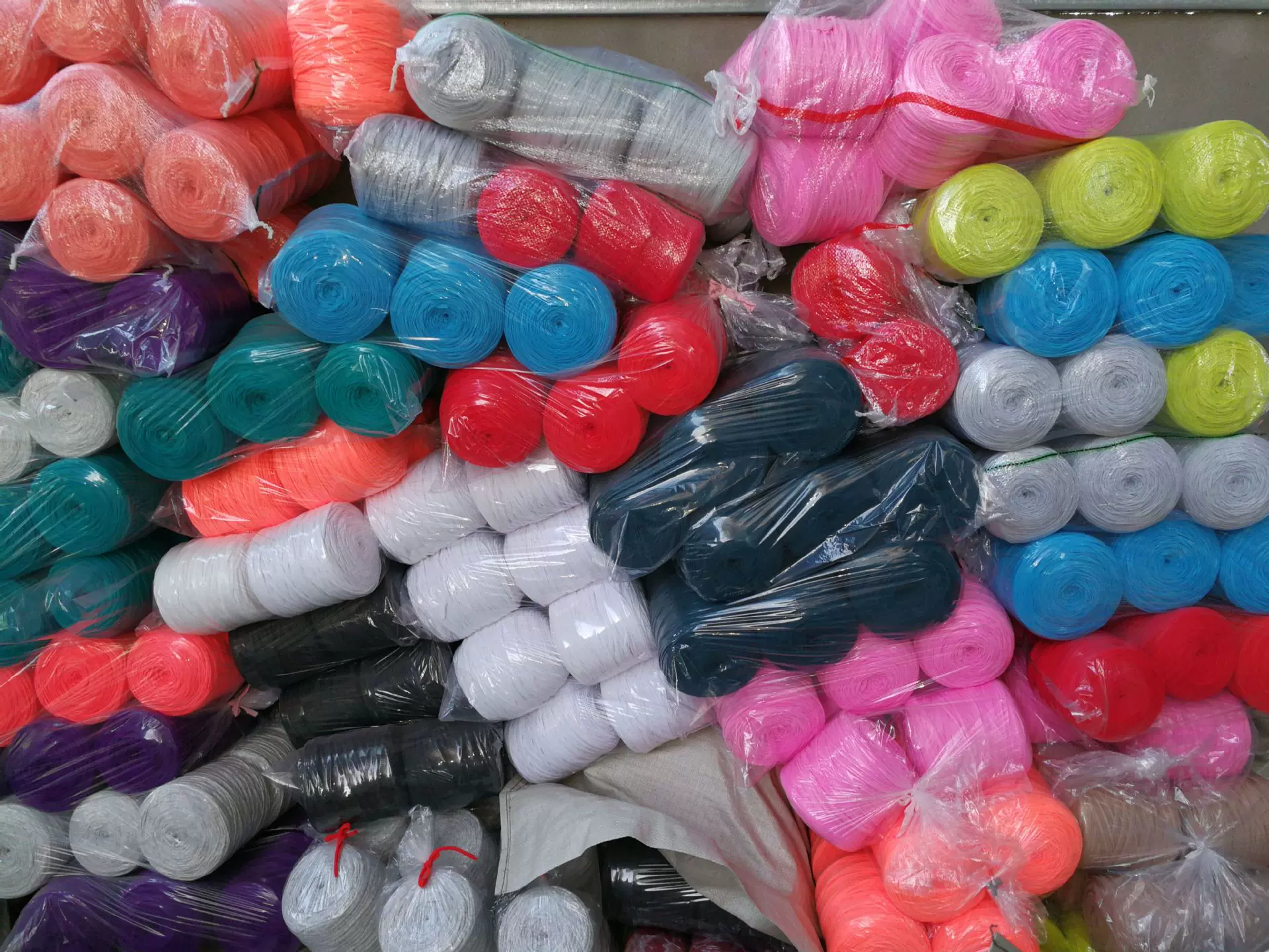 泫雅同款包包布条线 手工DIY布条纱 手工编织坐垫线 厂家直销涤纶