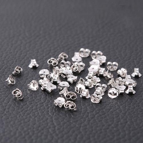 Jinhui 925 sterling silver with 925LOGO ear plugs, ear plugs, ear caps, earring accessories, jewelry wholesale