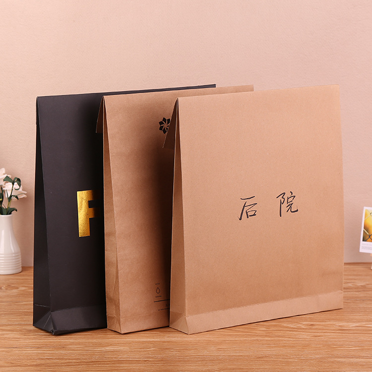 批发直供 信封纸袋 牛皮纸文件包装袋 服装衬衫包装礼品袋印logo