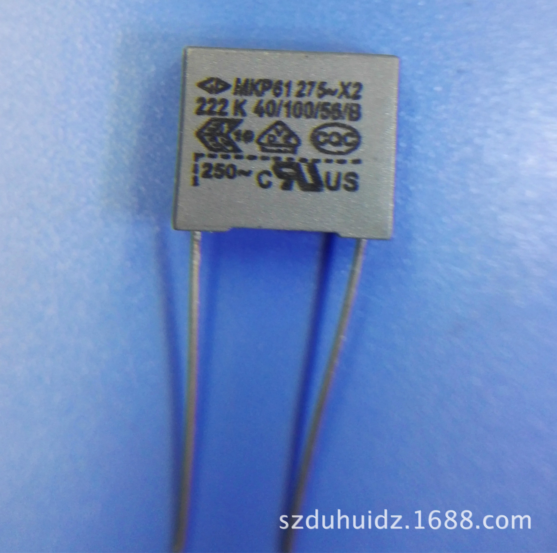MKP62安规电容X2 275VAC 222 脚距P10mm 2.2NF