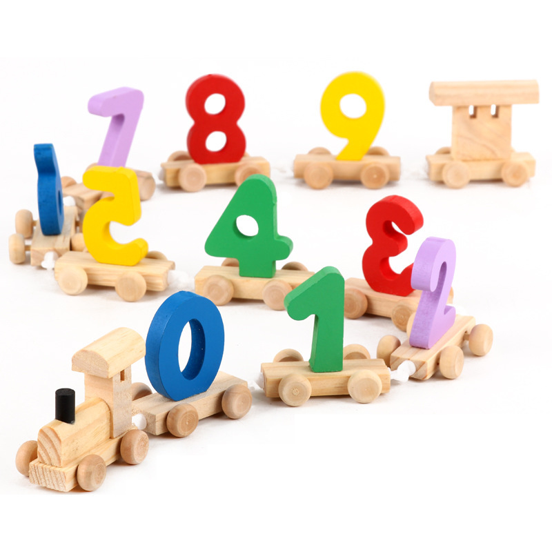 Wooden digital toy