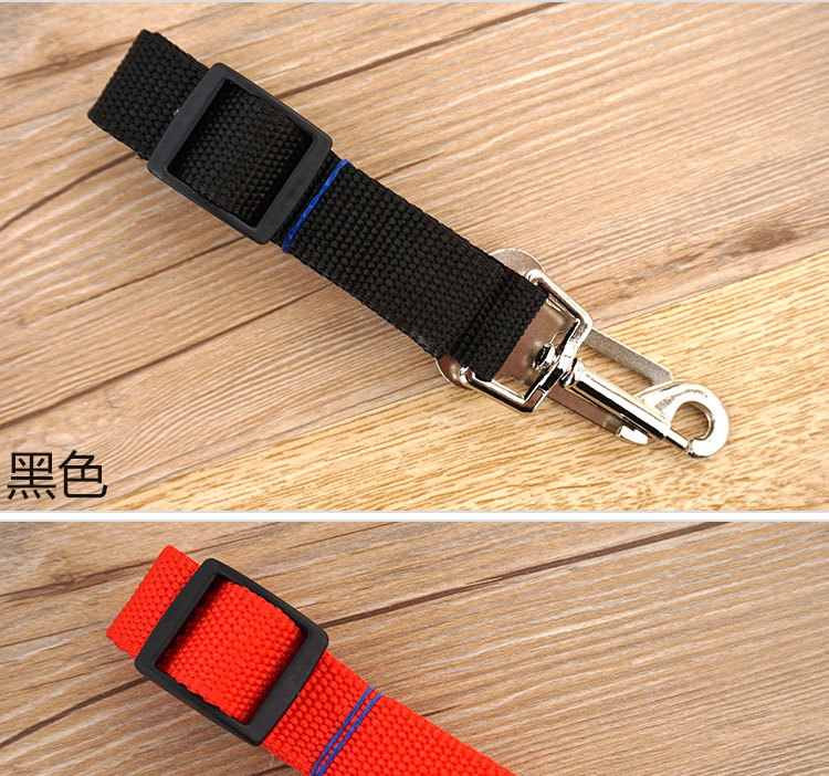 Factory direct sales of pet car safety belts for dogs and cats, car safety sockets, retractable and multi-color pet products detail image 8