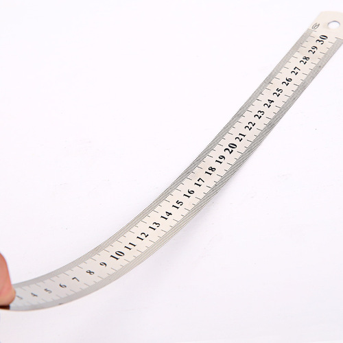Student steel ruler 15cm20CM30CM steel ruler stainless steel ruler office stationery wholesale