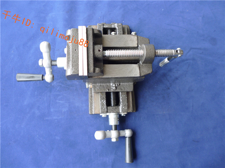 3寸钻床批士 十字平口钳 十字双向虎钳 钻床平口钳76MM微型