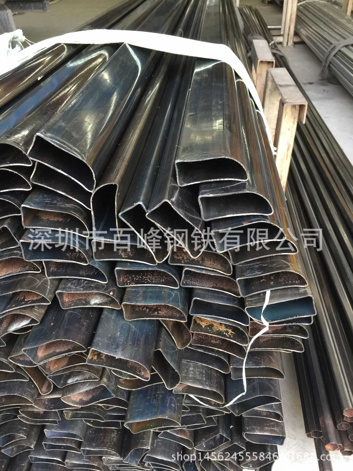 供应家具刀字铁管  烤漆三角冷轧铁管  异形铁管  空心铁管 黑皮