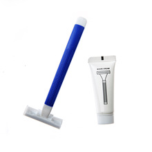 酒店旅游用品 一次性剃须刀 客房有偿用品 不锈钢舒适剃须刀