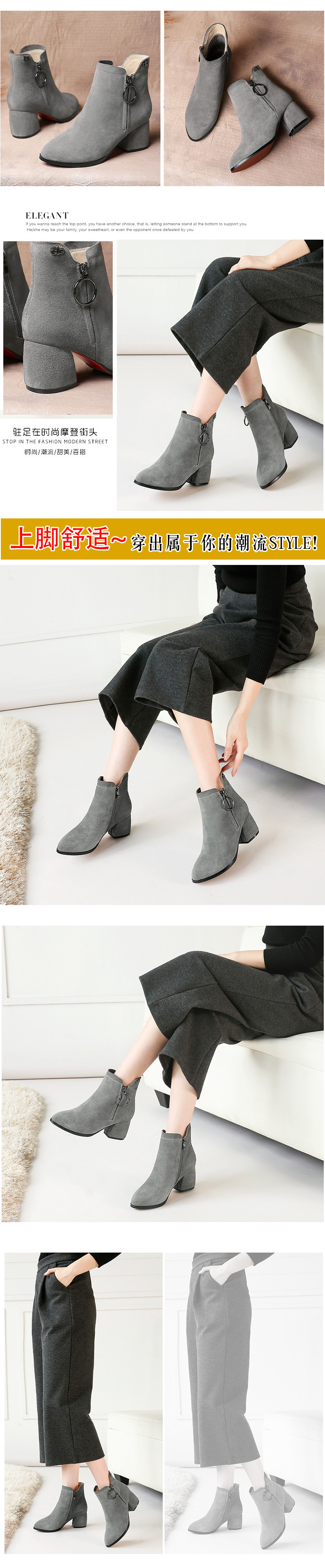 Bottes femme MINGFANG en En cuir - Ref 3355118 Image 17