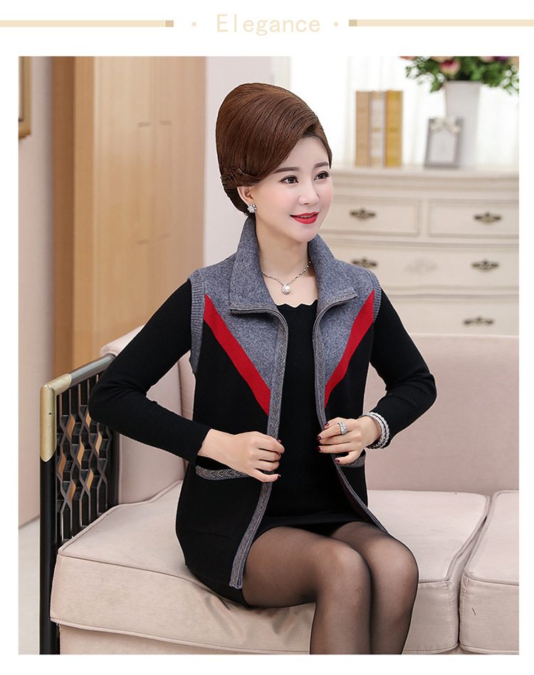 Gilet femme en Mélange de cachemire - Ref 3318191 Image 22