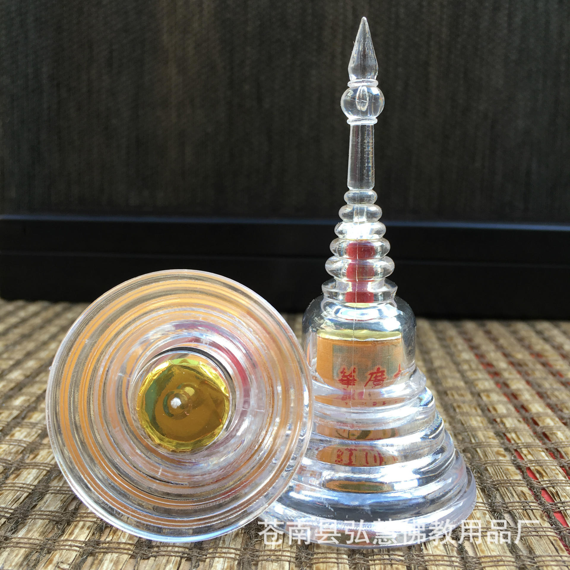 [弘慧]宝箧印塔亚克力舍利塔佛塔经塔（透明）（2001）阿里巴巴