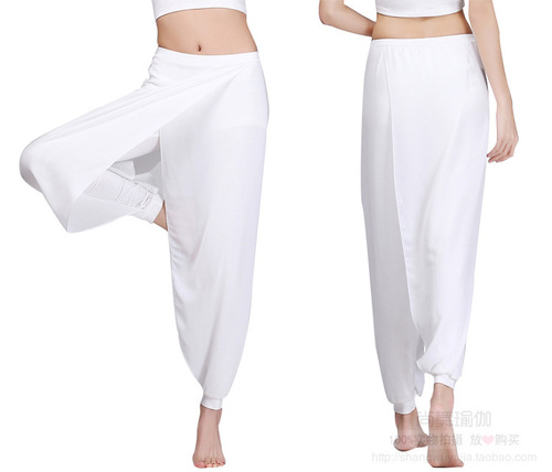 White black blue latin ballroom dance flowy pants for for women girls chinese classical folk rhyme yoga dance pants ballet dance long trousers for lady only pants