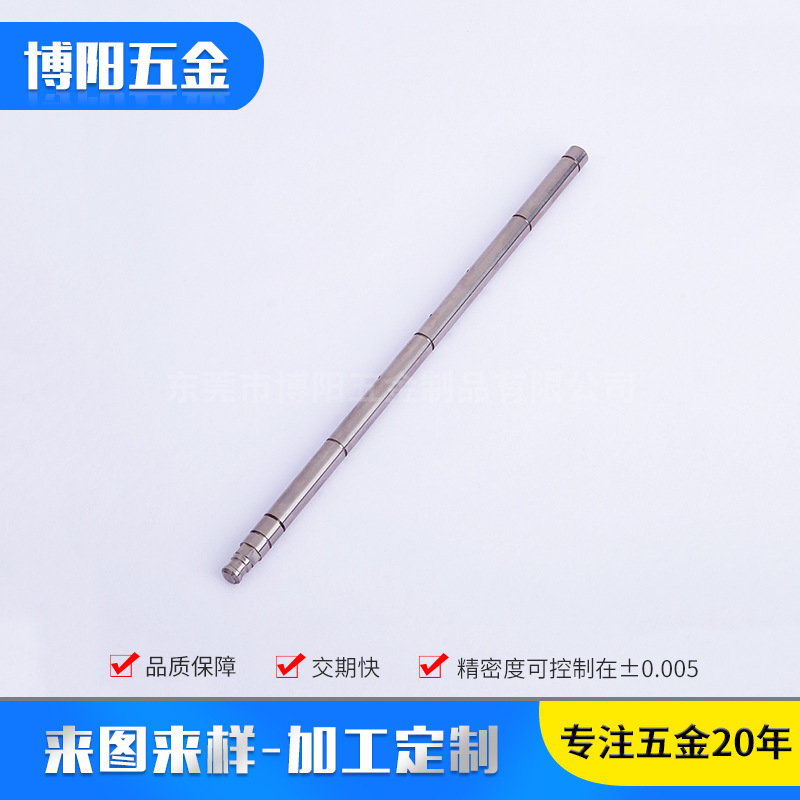 厂家生产不锈钢销轴 卡簧销轴 卡簧型销CNC精加工 车削机加工