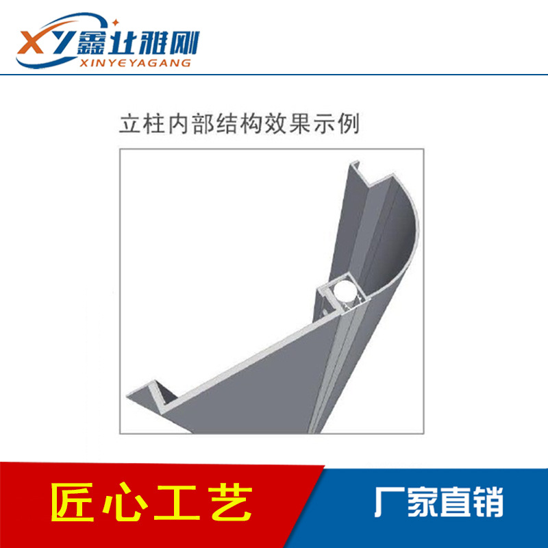 中国石化包柱子铝包角专用圆角铝选鑫业招牌门头