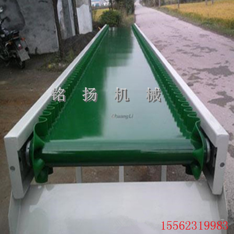 80型方管皮带运输机 水果蔬菜皮带机 优质电动升降皮带输送机