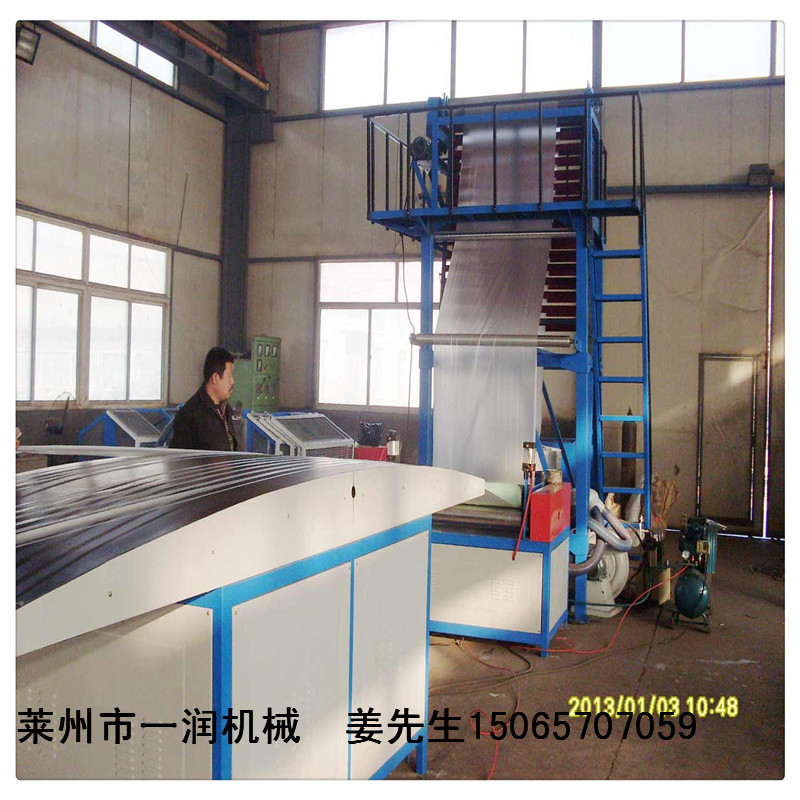 一润经销聚丙烯上吹风冷撕裂膜拉丝机组  捆草绳打包带生产设备