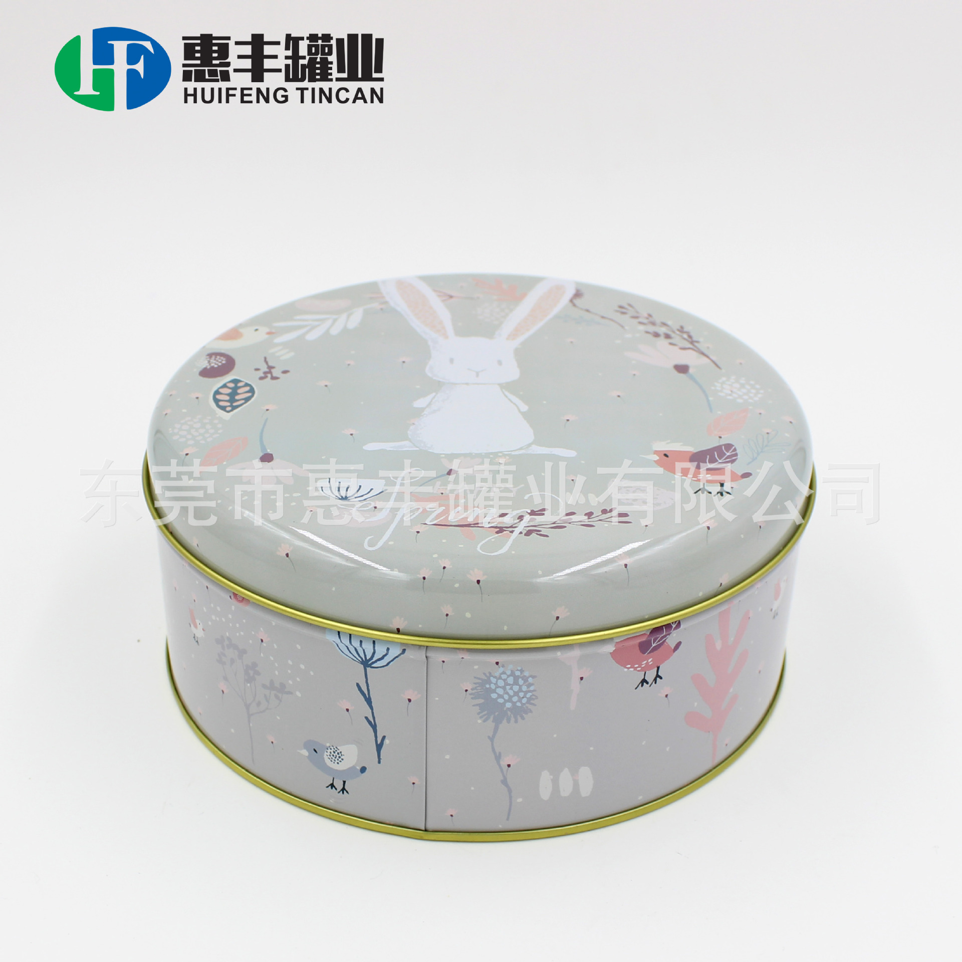 供应义乌市场马口铁罐 收纳盒 礼品马口铁盒 兔子糖果铁罐TIN box
