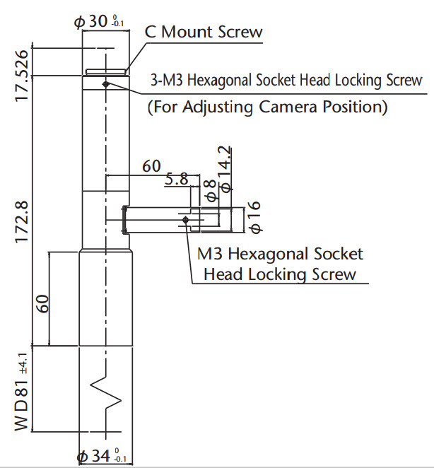 日本MORITEX茉丽特 MML-NIR近红外系列 远心工业镜头 MML8-80D-IR