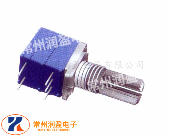 9mm金属轴旋转式电位器WH9011AK-1-18T