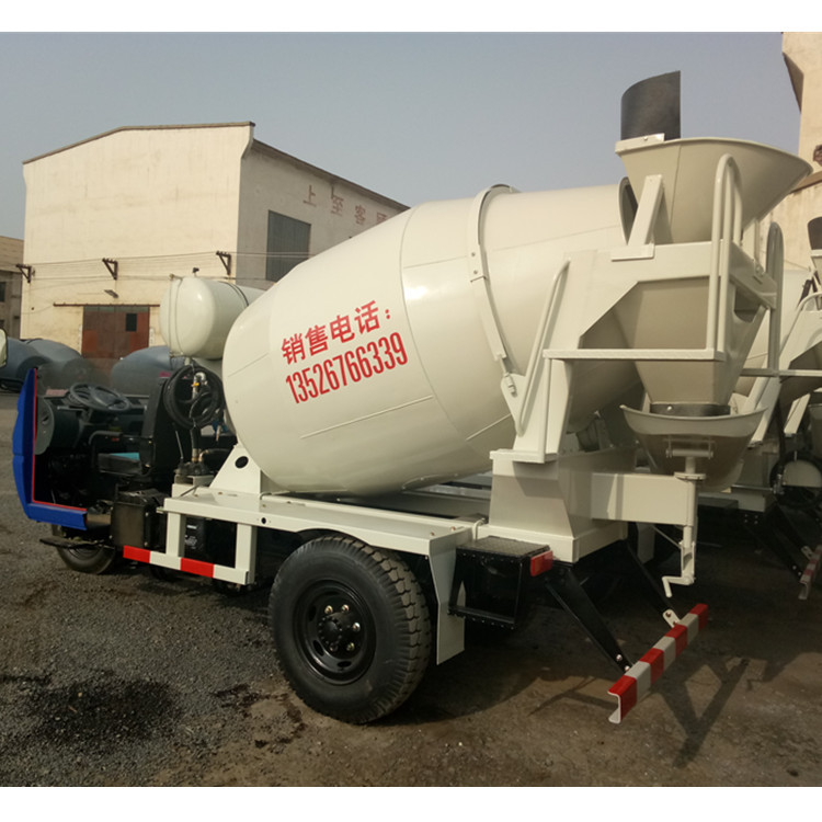 小型混凝土搅拌车 混凝土搅拌罐车 旺洪小型水泥罐车 商混搅拌车