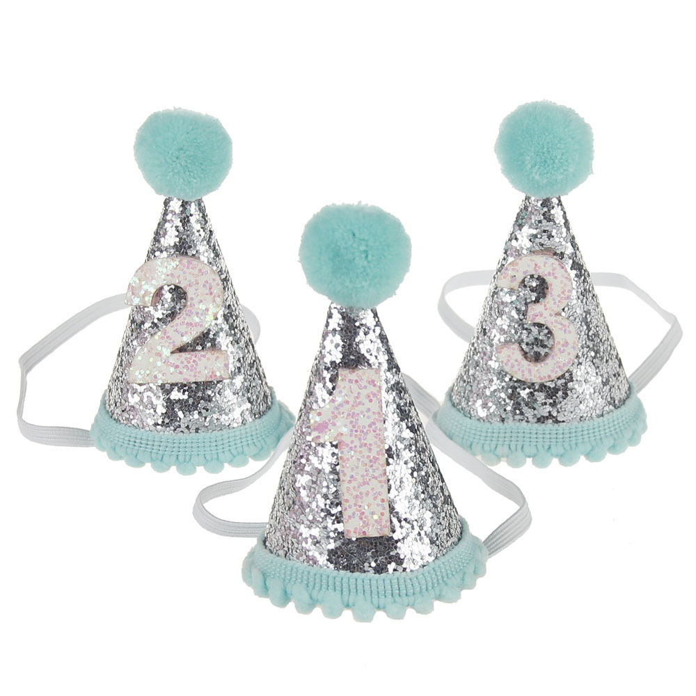 Cute Number Pu Birthday Costume Props Birthday Party Hat display picture 2