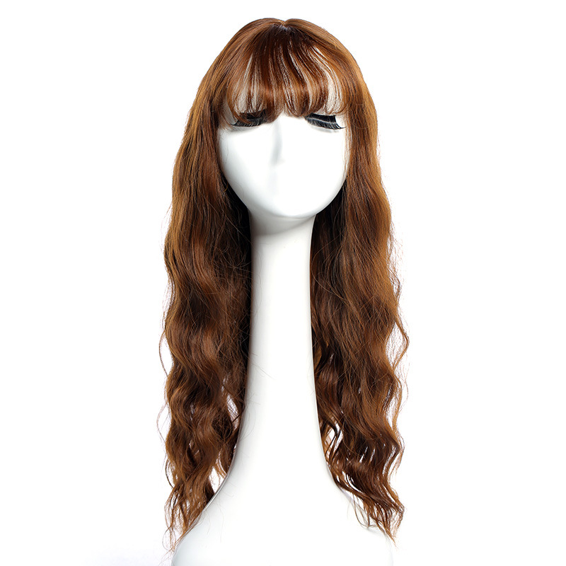 Long Curl Hair Wholesale Factory Custom Wave Curl Wig Corn Perm