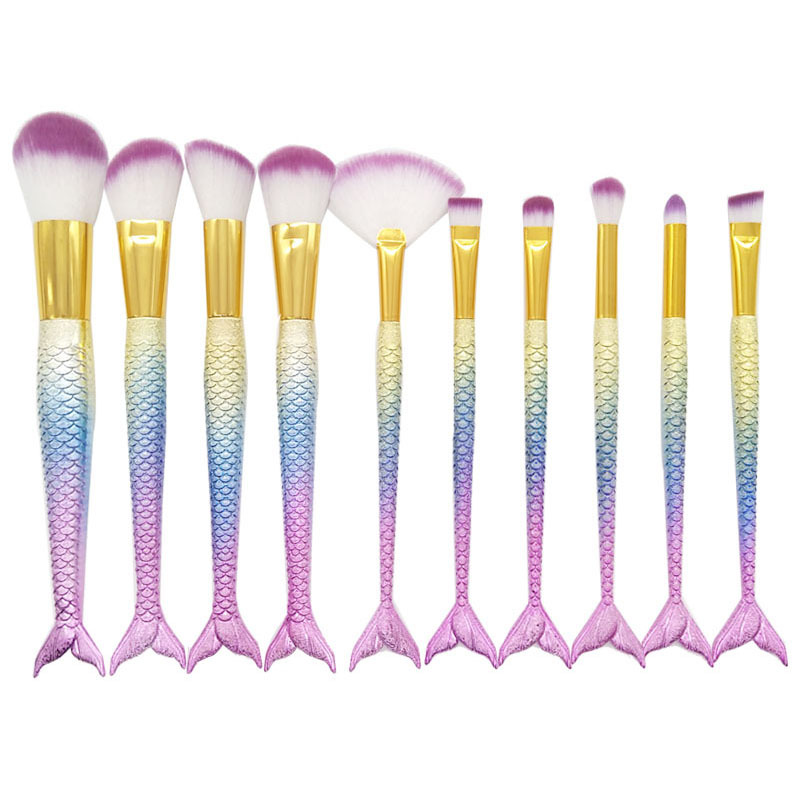 Mermaid Makeup Brush Set Image 3
