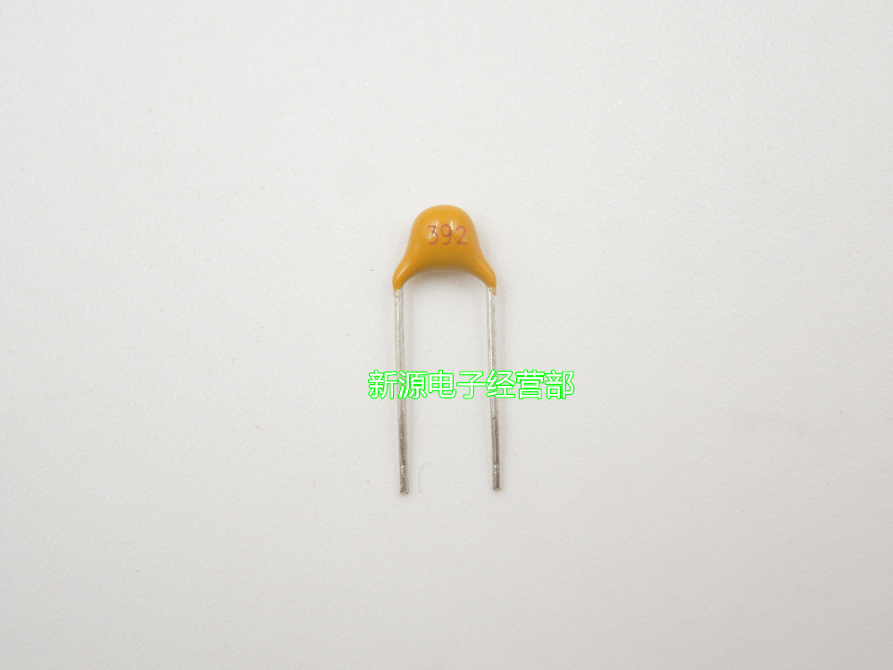 独石电容 50V392 多层瓷片电容 50V 392 3900PF 脚距5.08mm