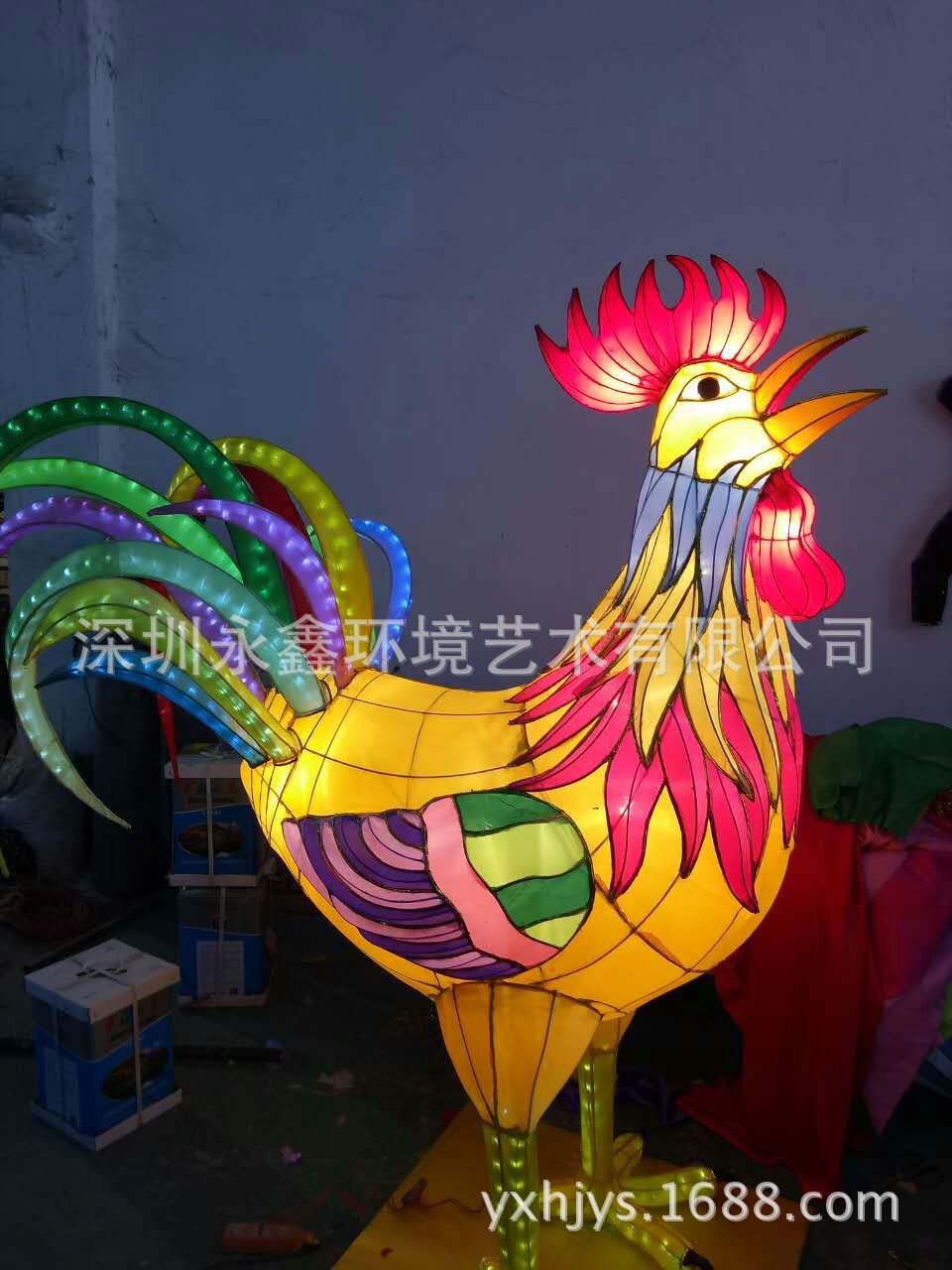 厂家花灯彩灯灯组现货十二生肖荷花鲤鱼 春节元宵灯会灯展-阿里巴巴