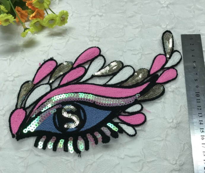 Clothing Lace Accessories / Charming Eyes Towel Embroidery / Beads Embroidery / Towel Embroidery Accessories display picture 3