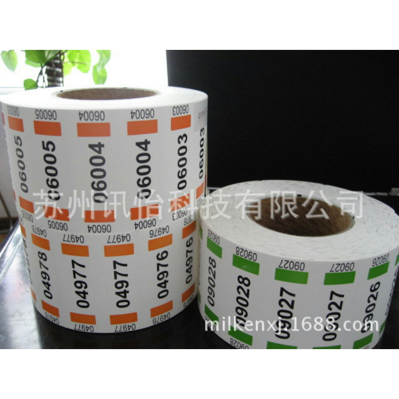 温州乐清直纹把杜红原木木皮用fasson高温蒸煮池流水号抗撕裂标签