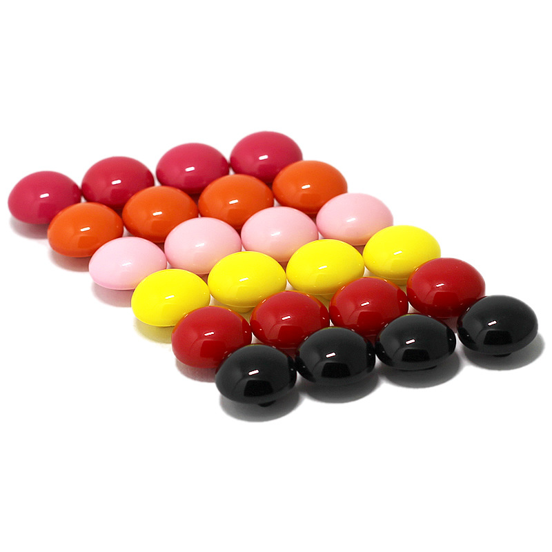 Button buckle specialty monopoly candy seven-color mushroom buckle…