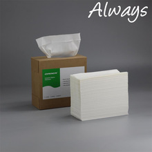 白色抽取式/盒裝多用途工業無塵紙吸油吸水擦拭布擦油擦機布